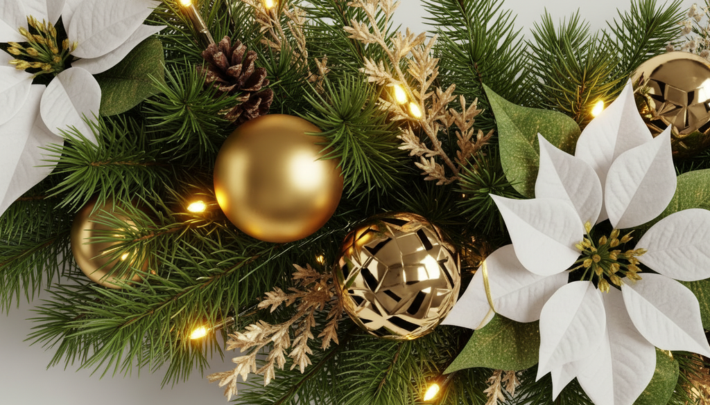 Luxury Christmas Garland With LED Lights