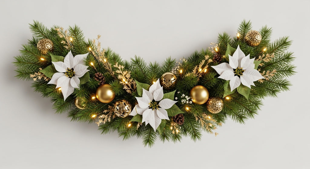 Luxury Christmas Garland With LED Lights
