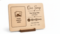 Personalised Wooden Music Plaque with Photo & Song Code