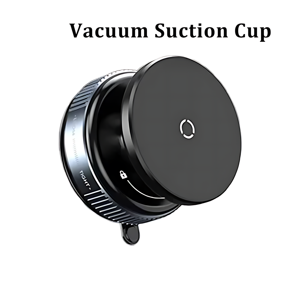 360° Foldable Magnetic Phone Holder – Adjustable Vacuum Car Mount