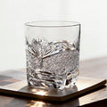 Edo Kiriko Handcrafted Takeha & Chrysanthemum Whisky Glass