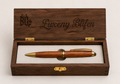 Premium Wooden Ballpoint Pen Gift Set with Luxury Walnut Presentation Box