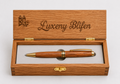 Luxury Wooden Executive Pen Gift Set with Premium Oak Presentation Box