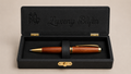 Luxury Wooden Executive Pen Gift Set with Premium Black Presentation Case