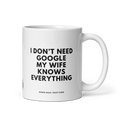 I DON'T NEED GOOGLE MY WIFE KNOWS EVERYTHING