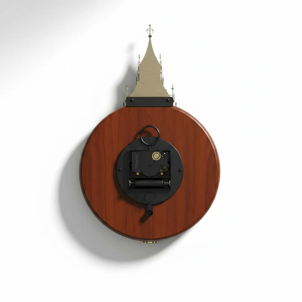 Vintage Tower Wall Clock – Antique Roman Dial Home Décor UK - Image 6