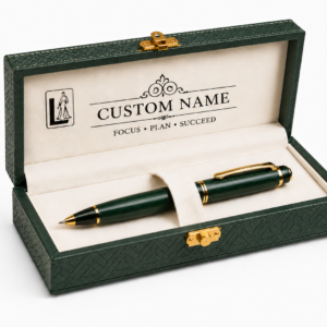 Luxury Emerald Green Pen Gift Set with Premium Presentation Box