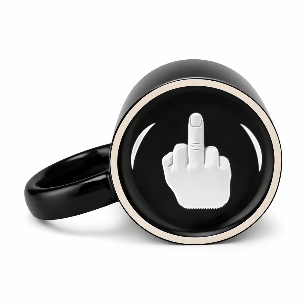 Funny Middle Finger Coffee Mug – “Have a Nice Day” Ceramic Novelty Cup - Image 4