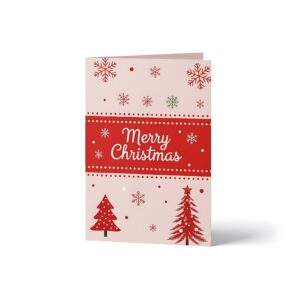 Christmas Gift Card Festive Holiday Voucher