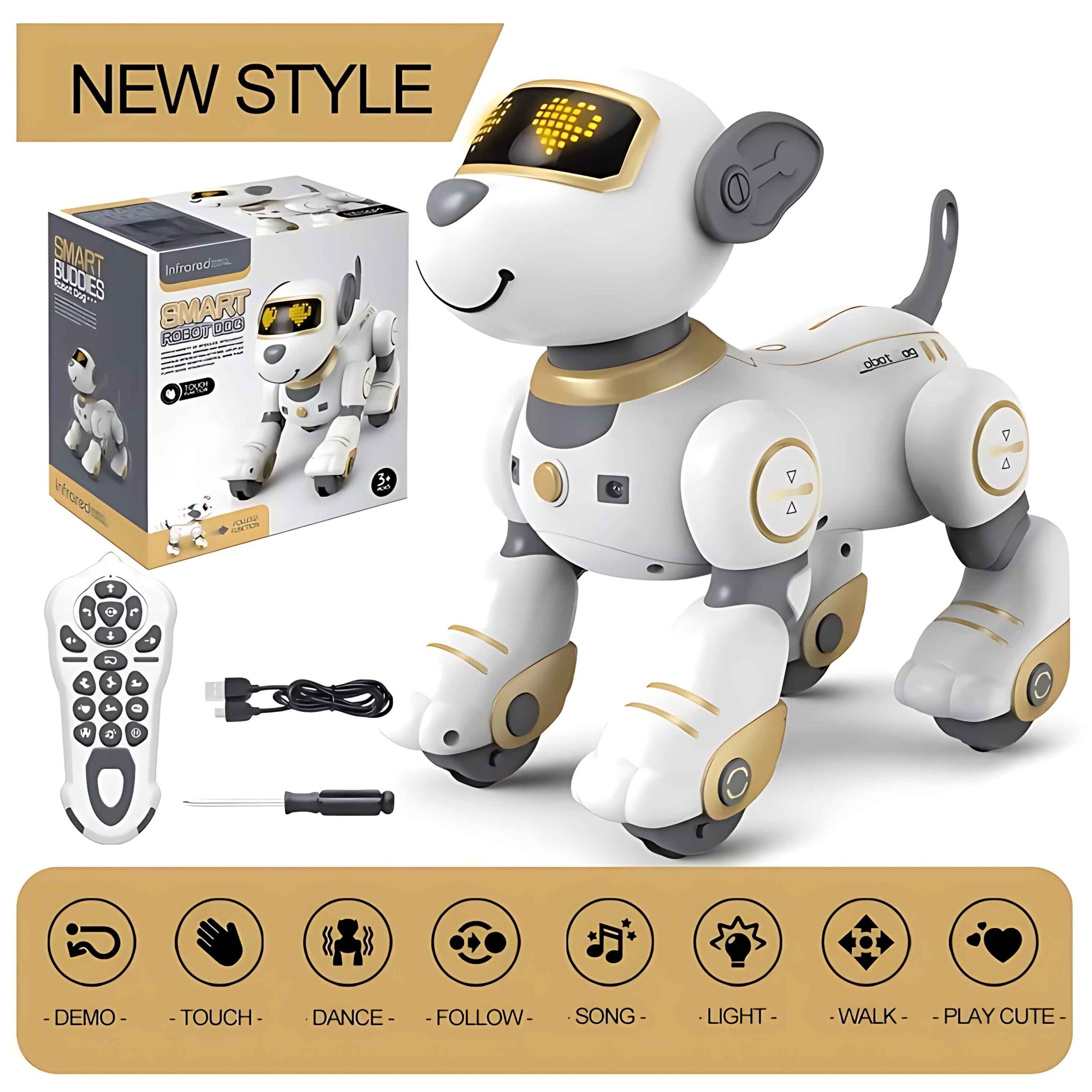 Remote Control Robot Puppy – Smart Kids Toy - Image 3